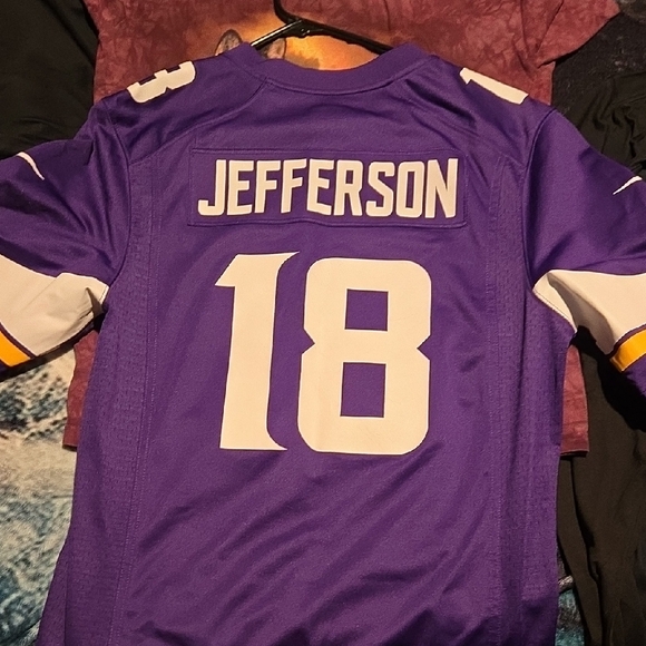 Nike Kids Purple Vikings Jersey - Picture 3 of 4